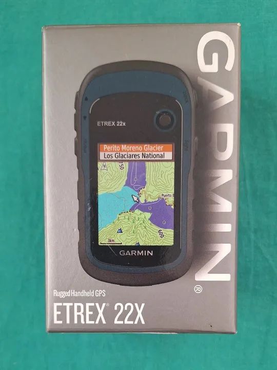 GPS Portátil Garmin eTrex 22x c/mapa TopoActive América o Sul, 8GB Memória Interna