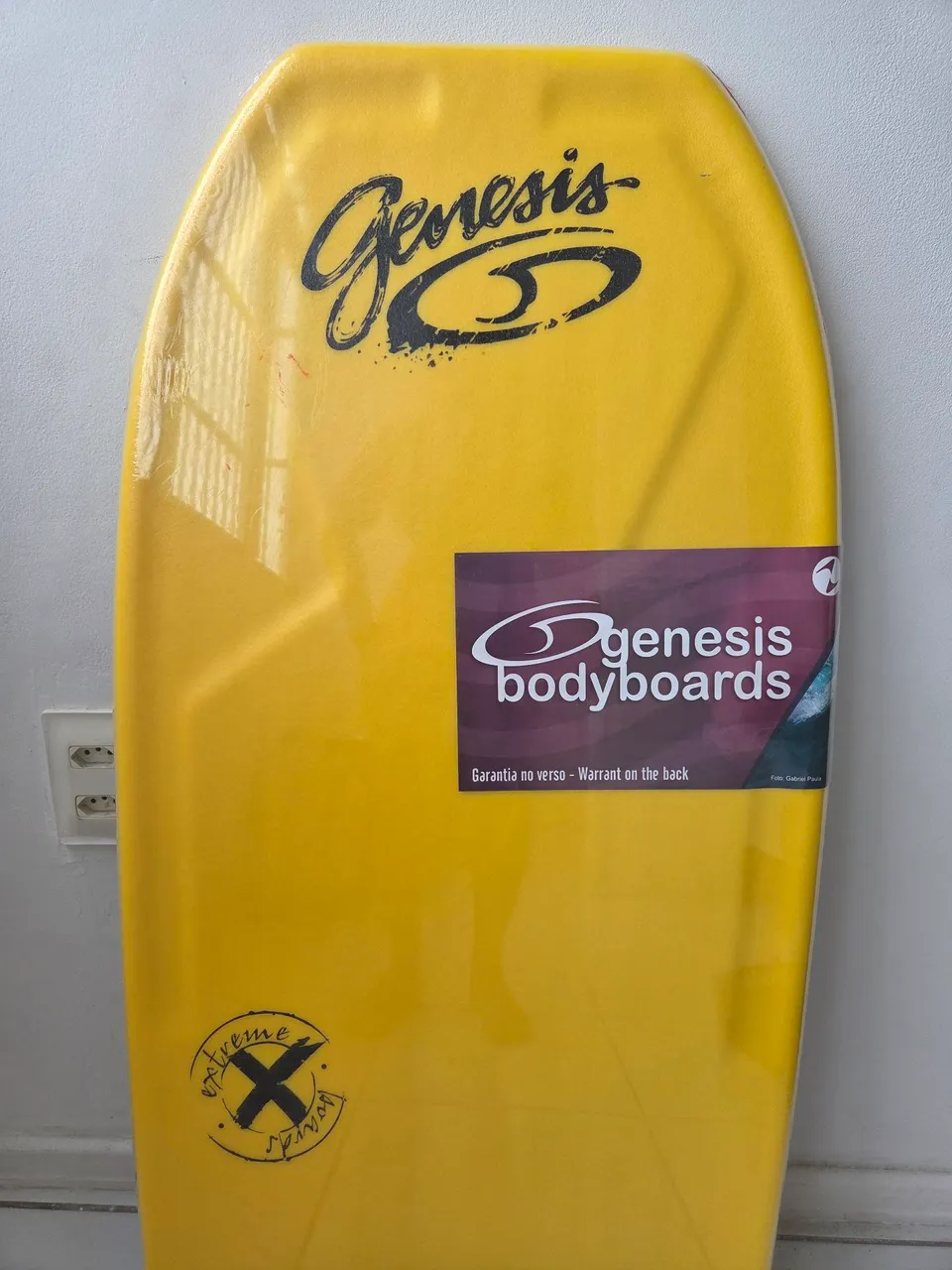 Prancha Genesis Bodyboards Amarela - Surf