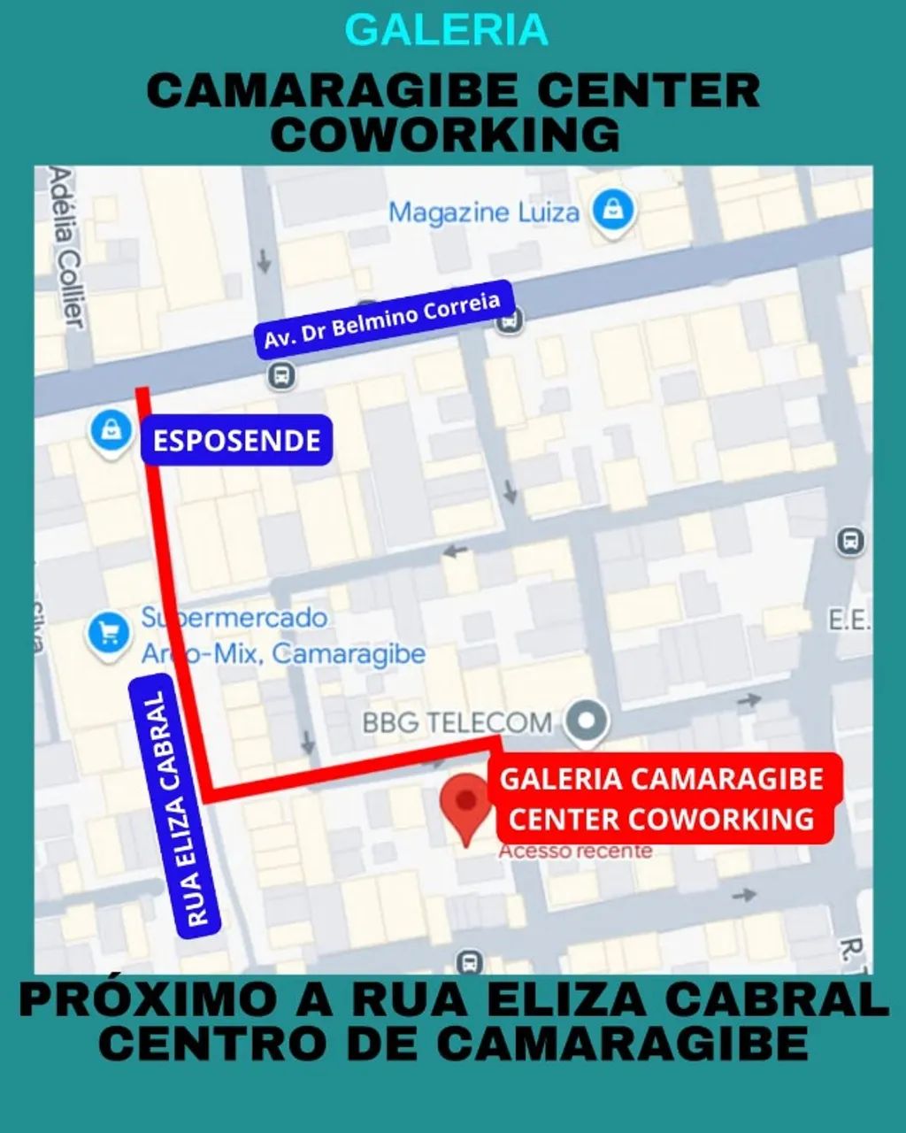 Aluga-se sala comercial por turno, mobiliada, AR e WI-FI  Coworking Camaragibe s/fiador  - Foto 19