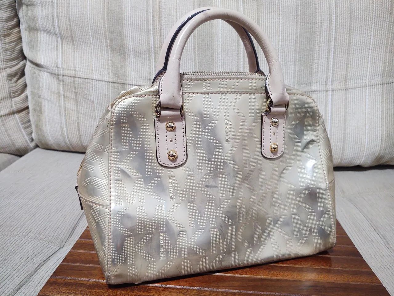 Bolsa Michael Kors Dourada Original