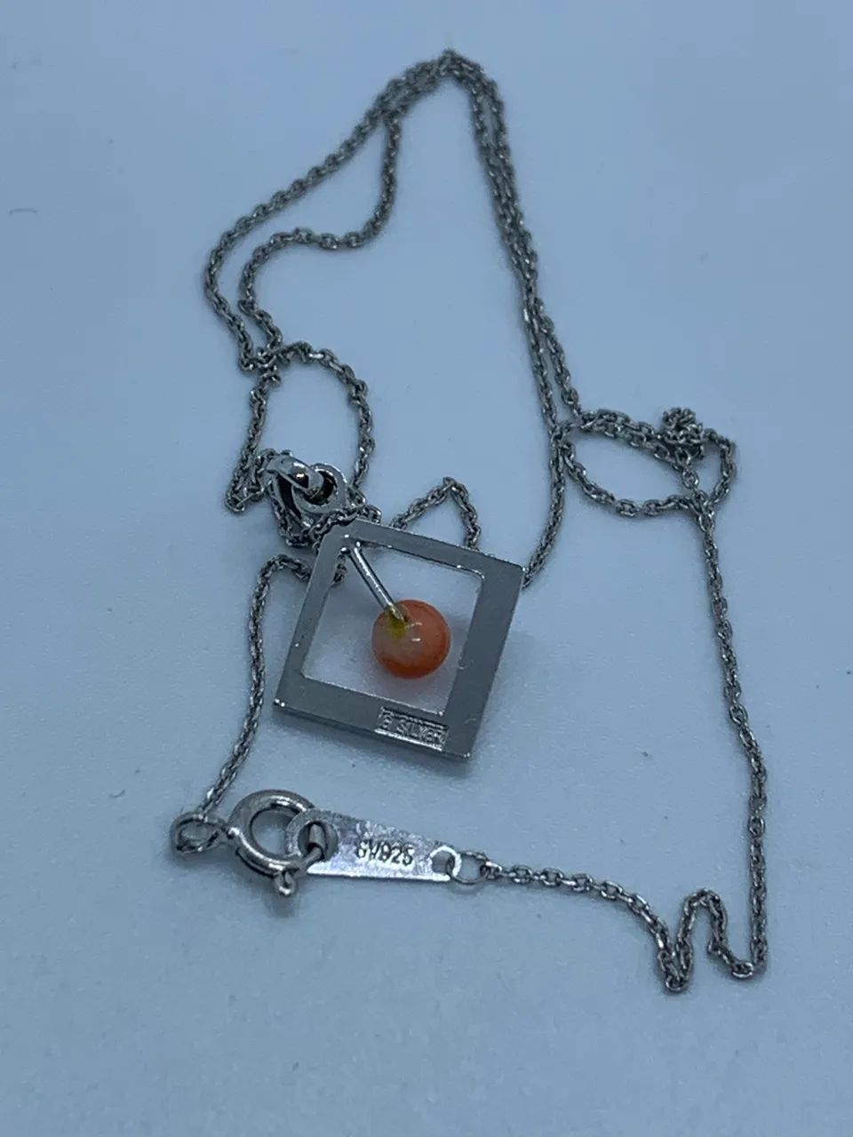 colar de prata 925 com pingente delicado - Foto 2