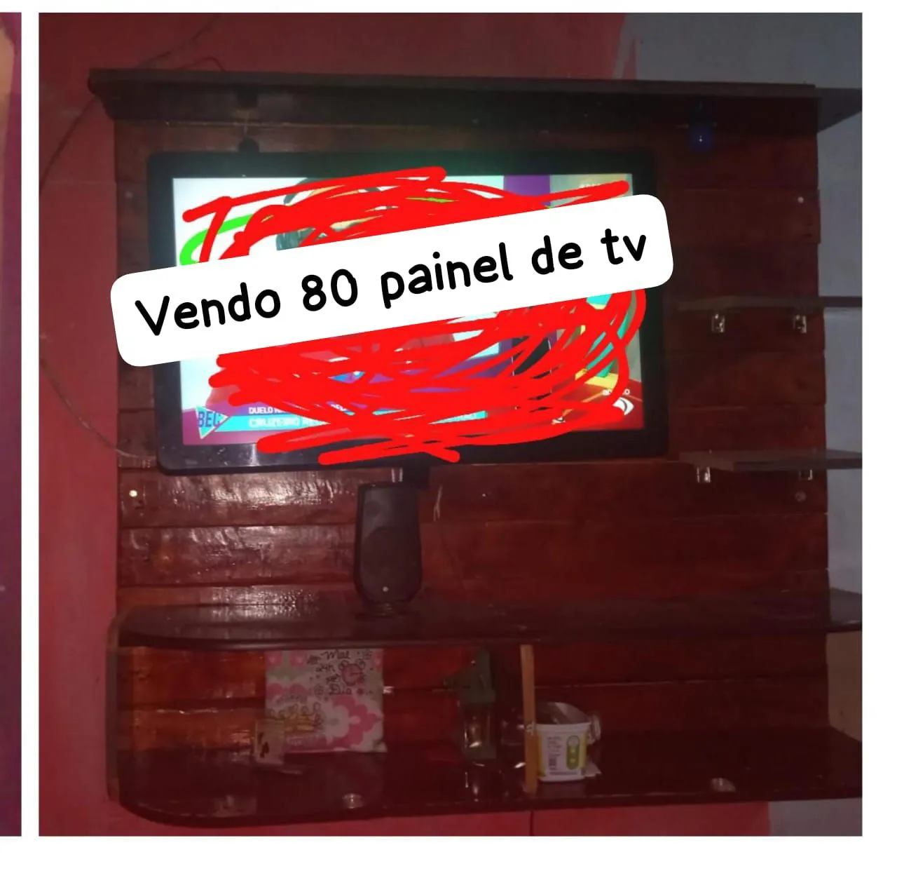 Painel de TV Rústico - Madeira