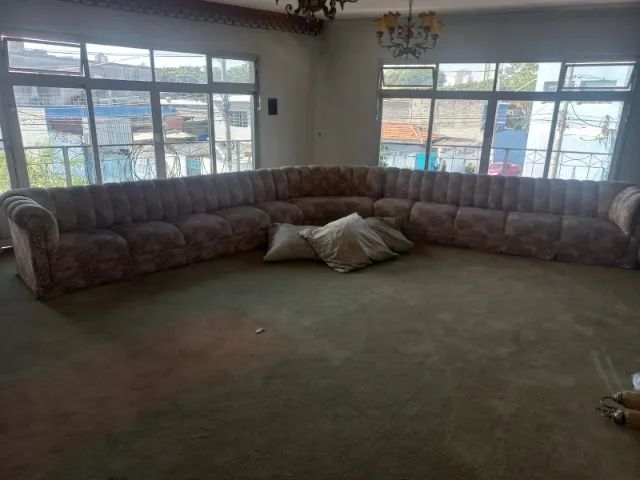 Sofá Antigo Em L Módulos 6 Metros Em Bom Estado / -- Act - Foto 2