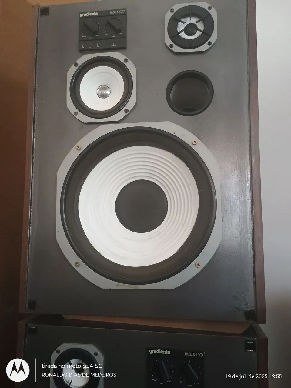 Caixas de Som Gradiente Master 100 não envio - Foto 2