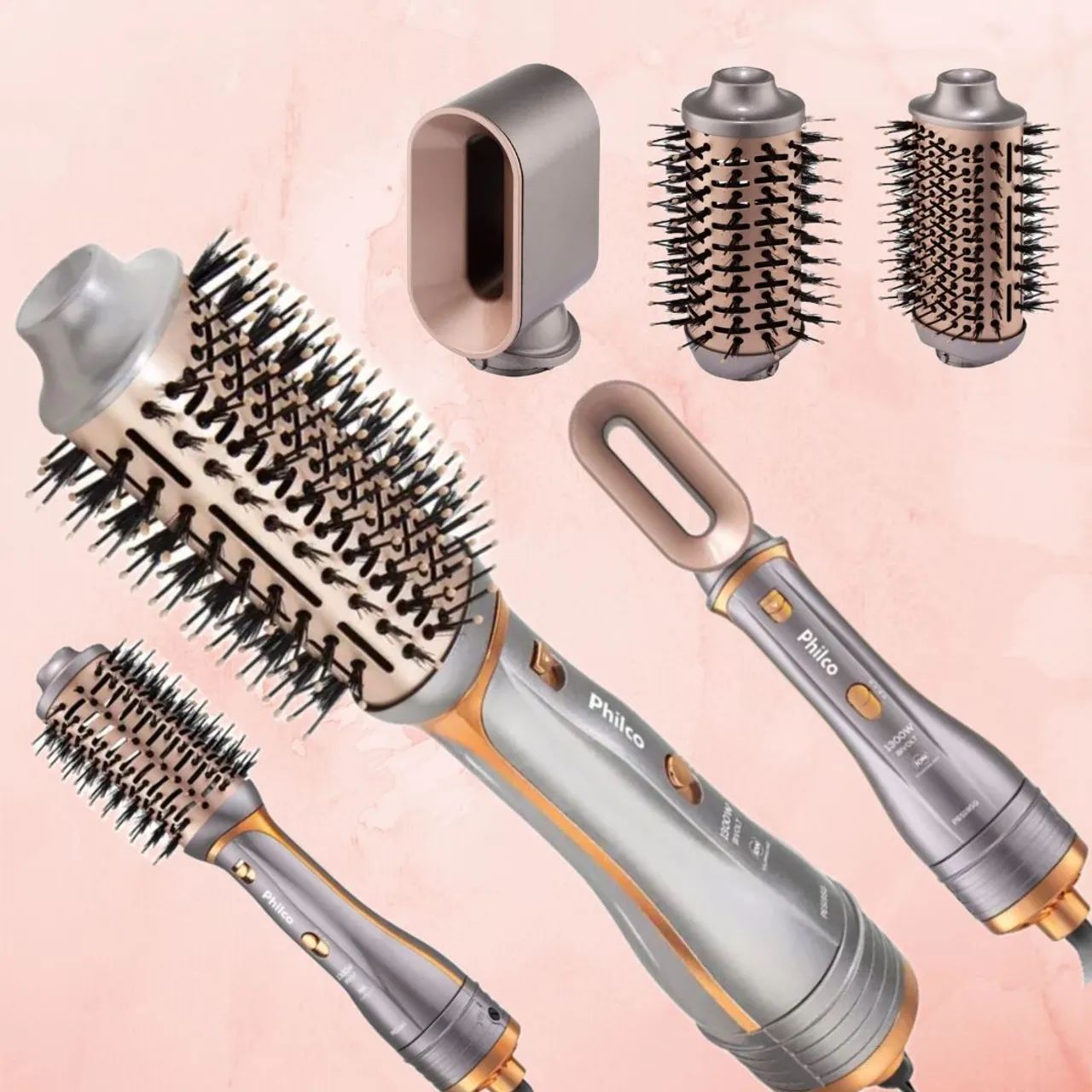 Escova Secadora Philco 4 em 1- Penteados Perfeitos! (Novo) - Foto 5