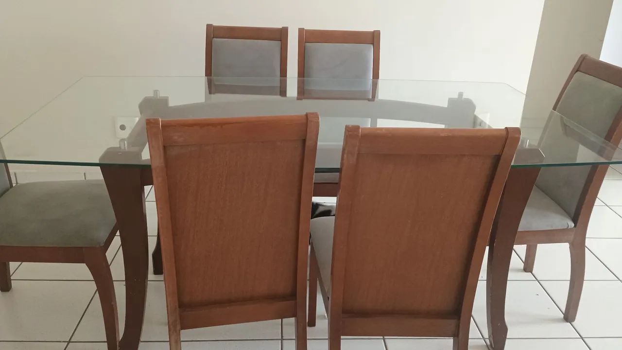 Vendo Mesa de Jantar 6 cadeiras  - Foto 3