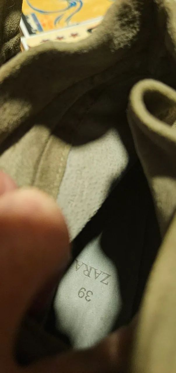 BOTA NOBUCK CANO CURTO ZARA - Foto 5