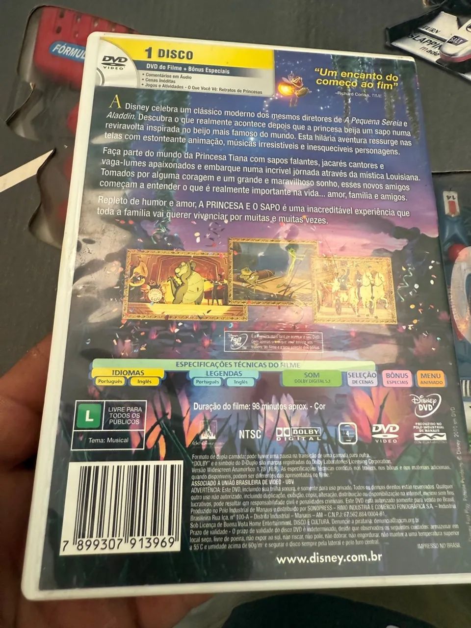 Coleção Shrek - 3 Filmes em DVD e princesa e o sapo - Foto 6