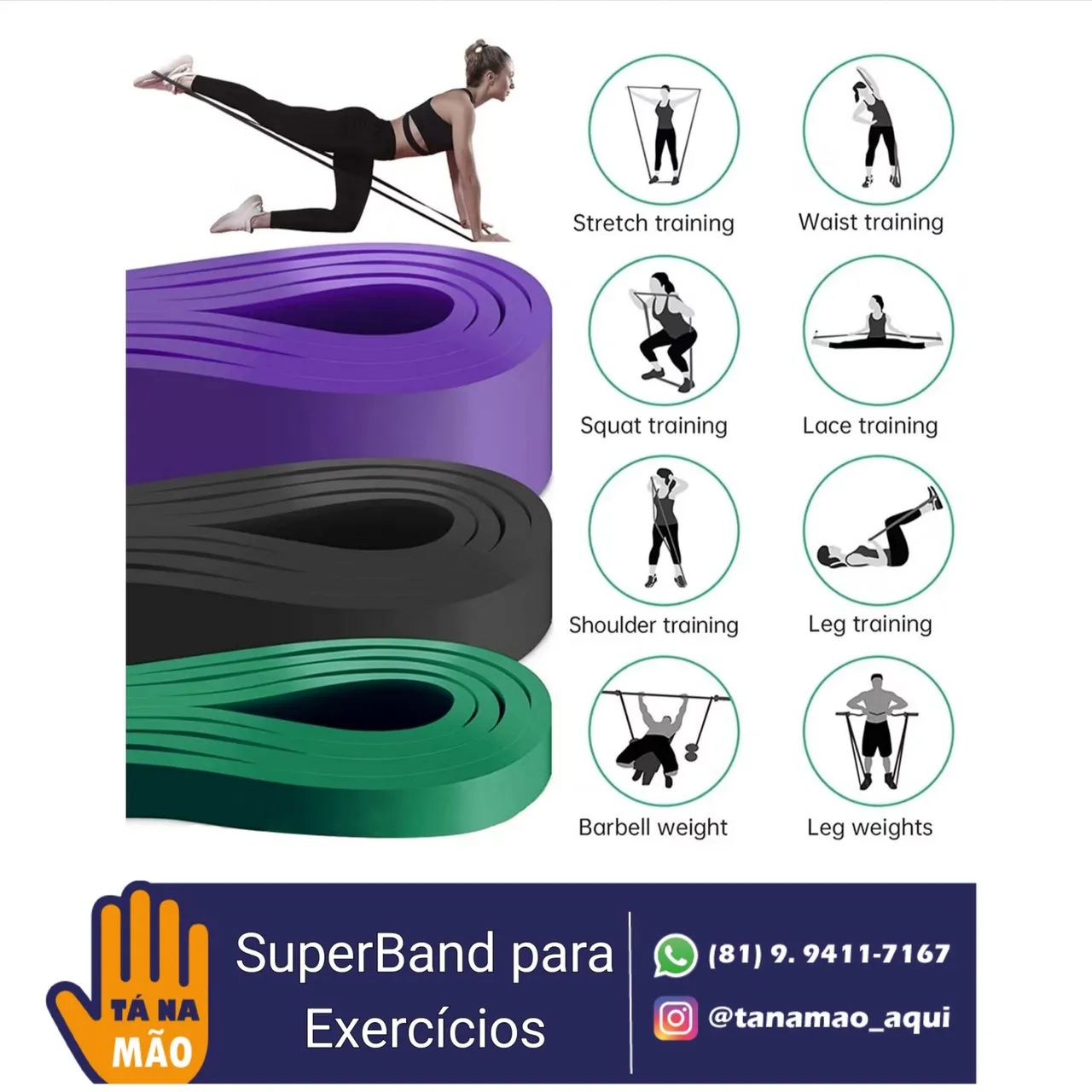 SuperBand para Exercícios - Treino Completo - Foto 3