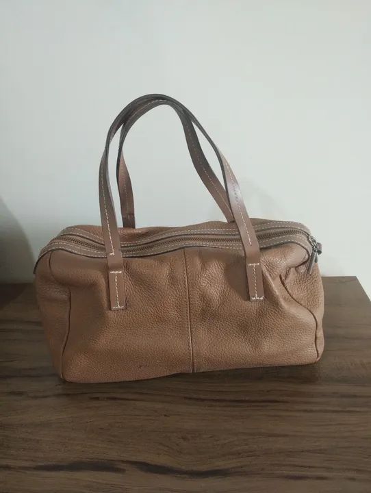 Bolsa de Couro Marrom Arezzo  - Foto 2