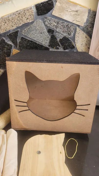 Playground para Gatos 10 Peças MDF - Foto 6