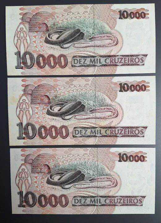 Cédulas Antigas  - C225 - FE - SEQUÊNCIAIS  - Foto 2