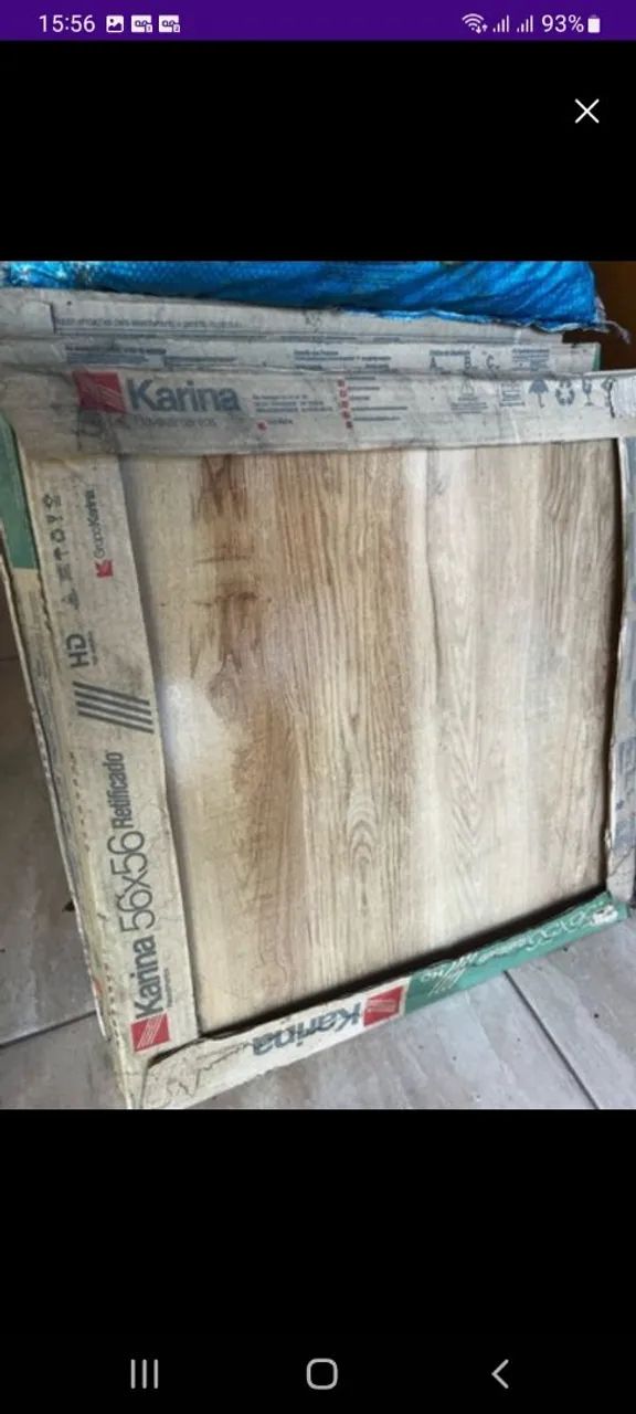 Piso Retificado Karina 56x56cm - Novo