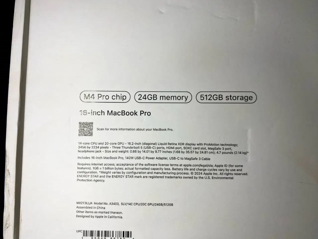 MacBook Pro 16 M4 | 24GB | 512 SSD na Promoção  - Foto 2