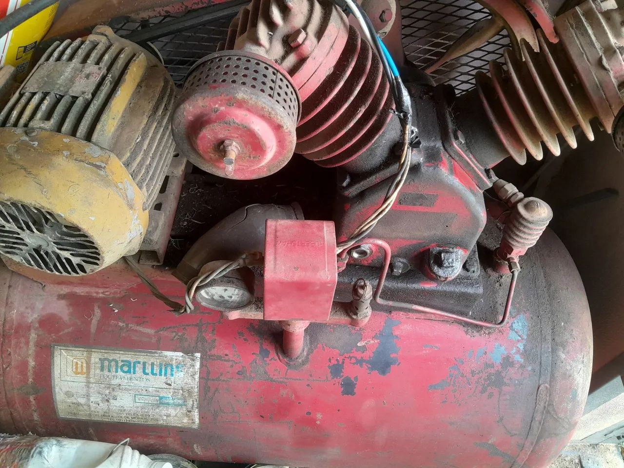 Compressor de ar 200 litros usado  - Foto 5