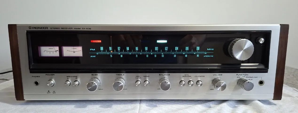 Receiver Pioneer SX636 Made in Japan (Sansui, Kenwood, Marantz