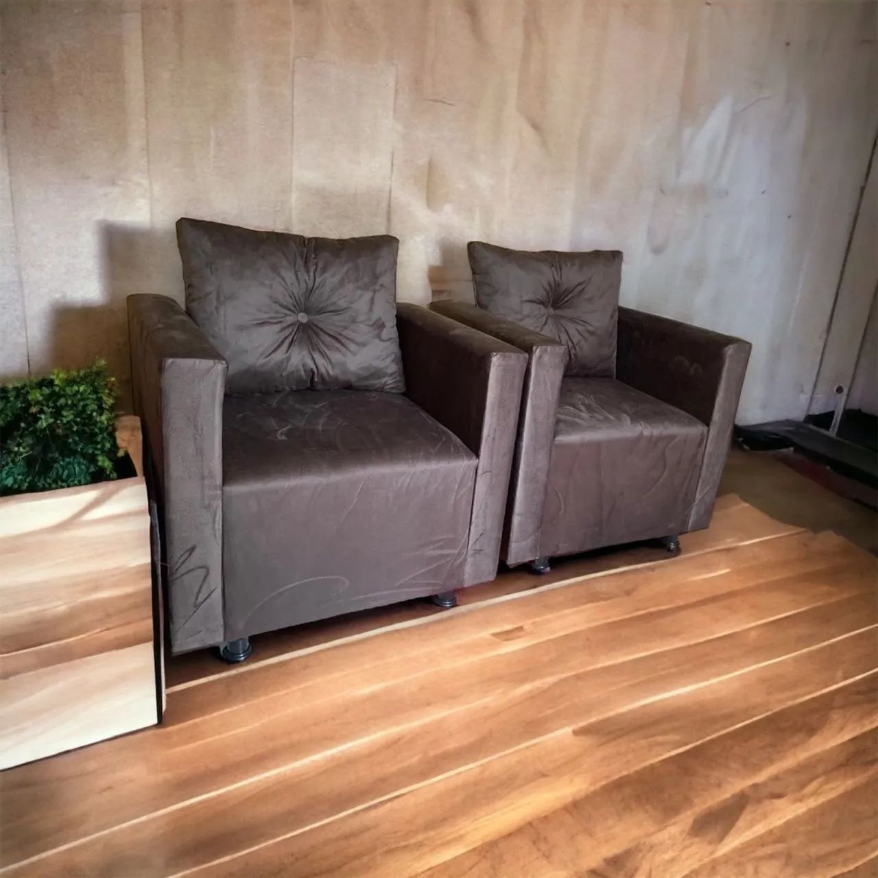 Poltrona em tecido Suede novos!!! Valor unitário  - Foto 4