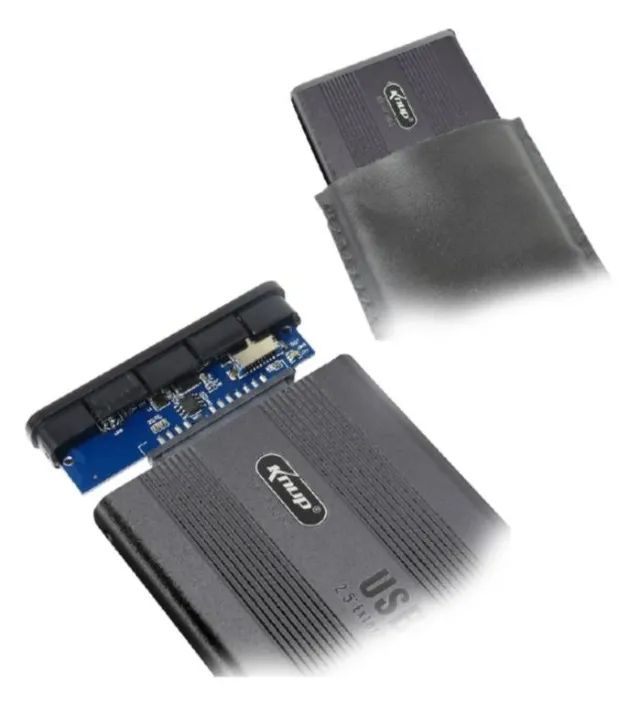 Case HD 2.5 Notebook USB 3.0 Knup - WZetta - Foto 3