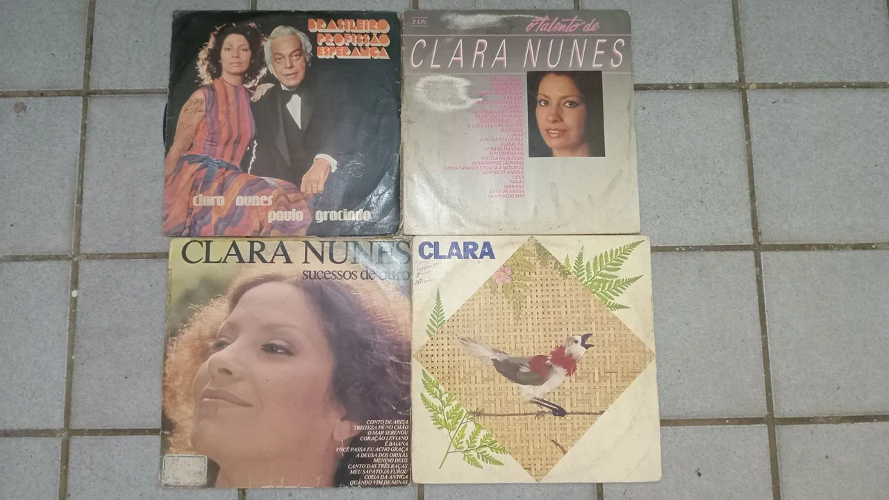 4 lps de Samba/Clara Nunes/Disco de Vinil/Pagode