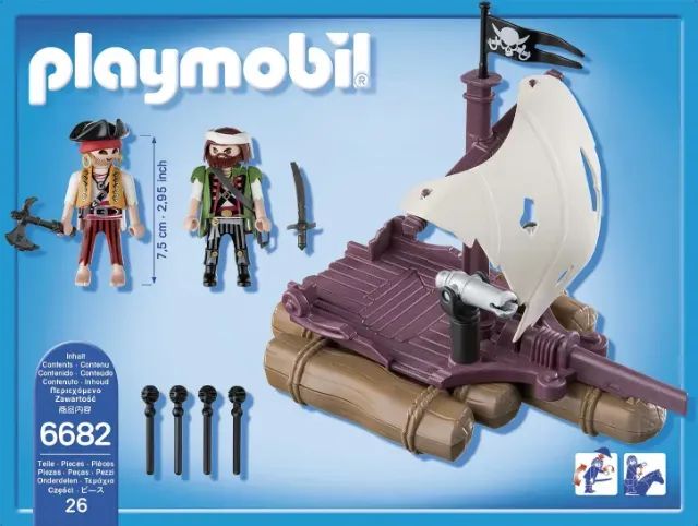 Playmobil 6682 Jangada Pirata - Foto 2