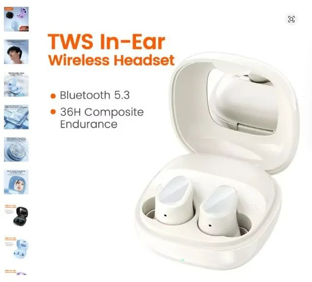 Fones de ouvido Toocki com cancelamento de ruido, resistente a água