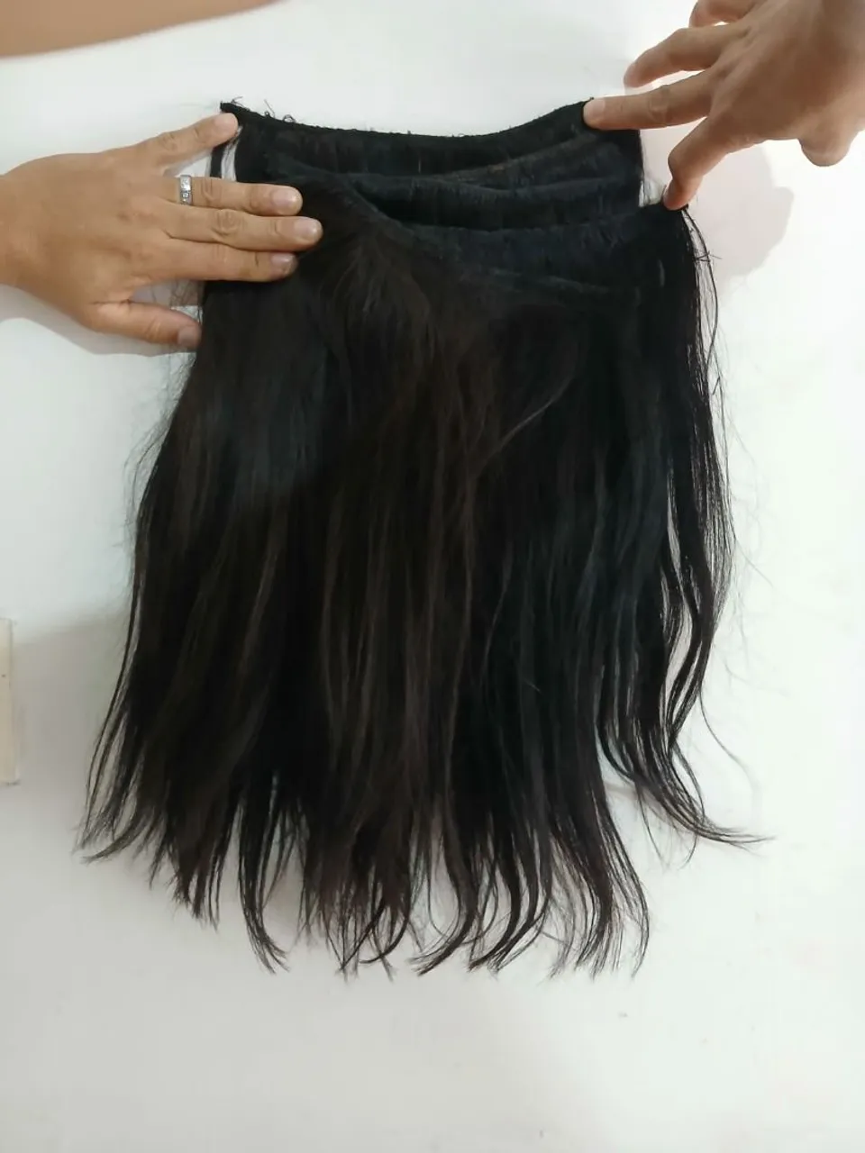 Mega Hair de Cabelo Humano 40 cm Castanho Escuro