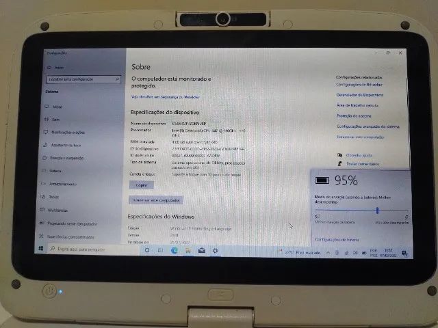 Notebook Touch Screen Novadata MG101A8 Intel Dual Core 1.1Ghz 4GB DDr3 HD320 Aceito troca - Foto 4
