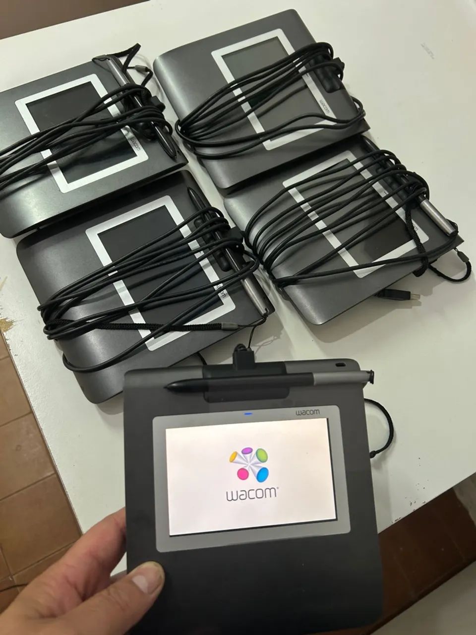 Lote com 5 Tablets de Assinatura Wacom STU-530 - Foto 3