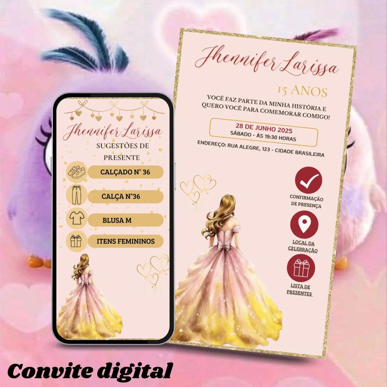 Convite Aniversário Interativo Digital  - Foto 4