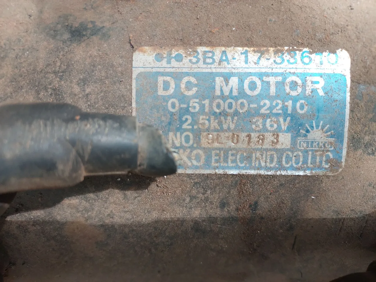 Motor elétrico de empilhadeira