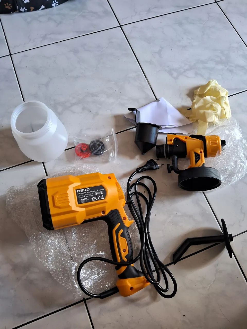 Pistola de Pintira DEKO HVLP DKSG55K1-127 - Foto 3