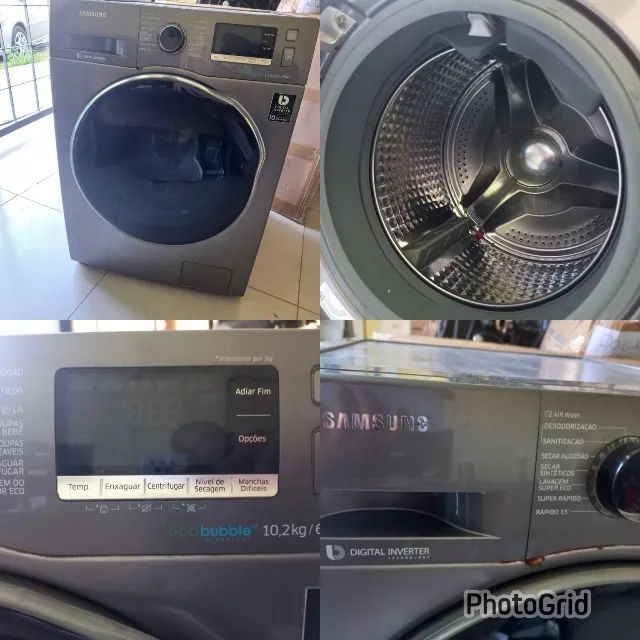 ? Lavadora Samsung EcoBubble 10,2Kg  - Usada, em ótimo estado! ? - Foto 2