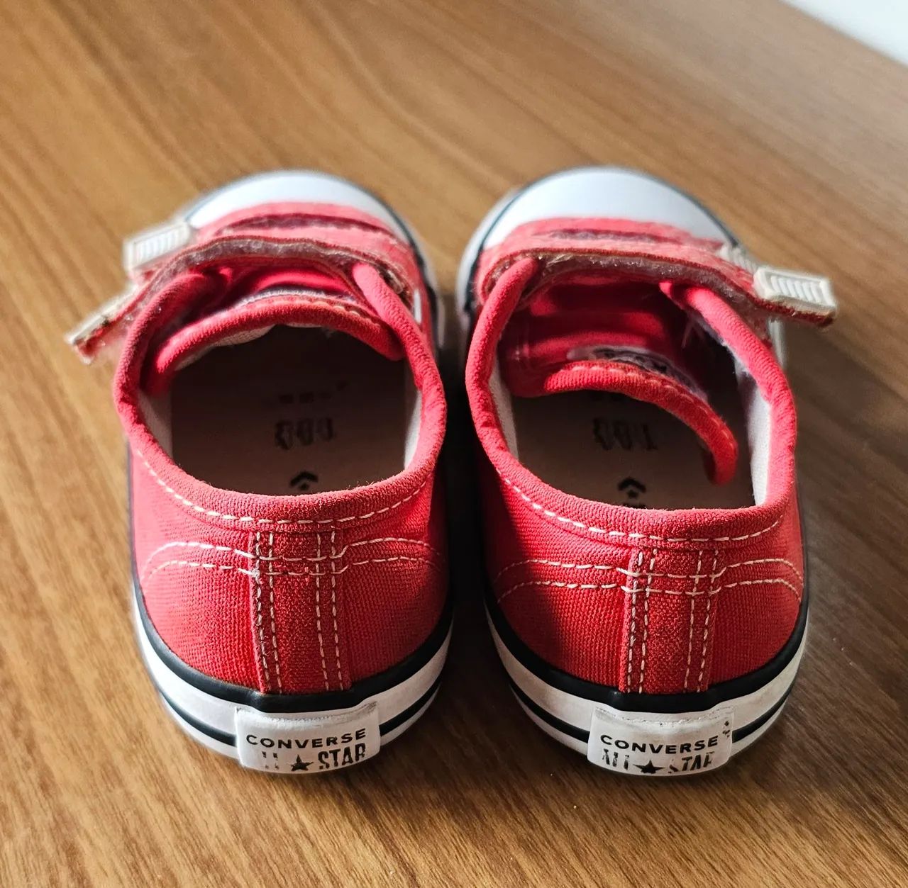 Converse All Star Vermelho Tamanho 22 Calçados Infantis Plano