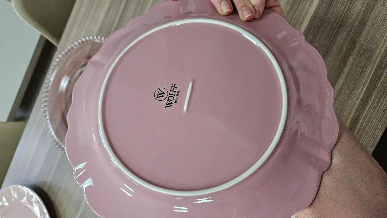 Jogo de pratos de cerâmica - 6 peças - Foto 5