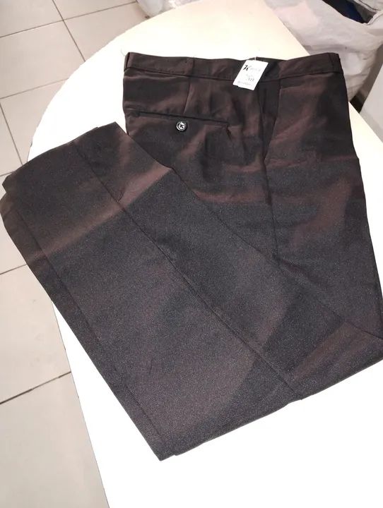 Calças masculinas social poliéster várias cores 