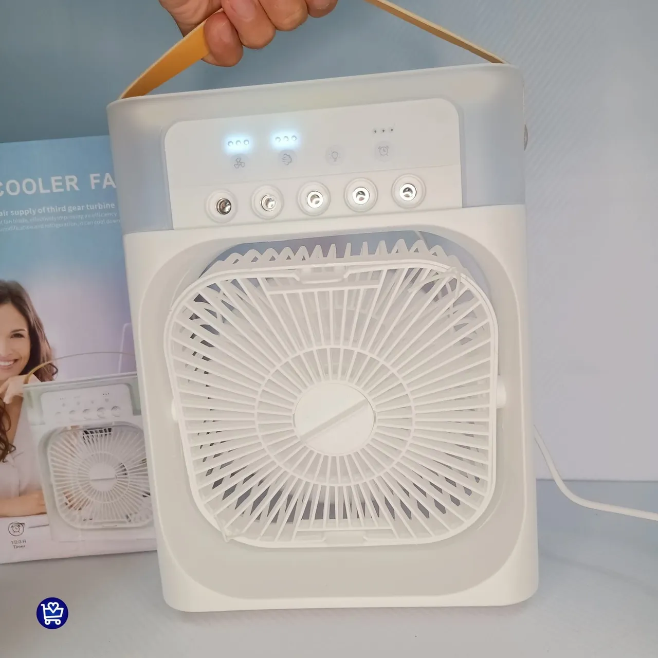 Climatizador de Ar Portátil com Múltiplas Funções