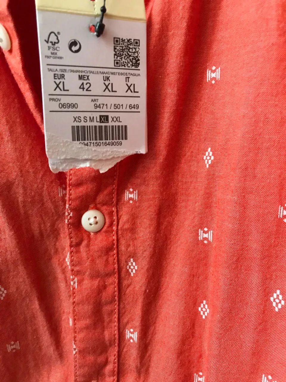 Camisa Pull&Bear Espanha XL - Foto 4