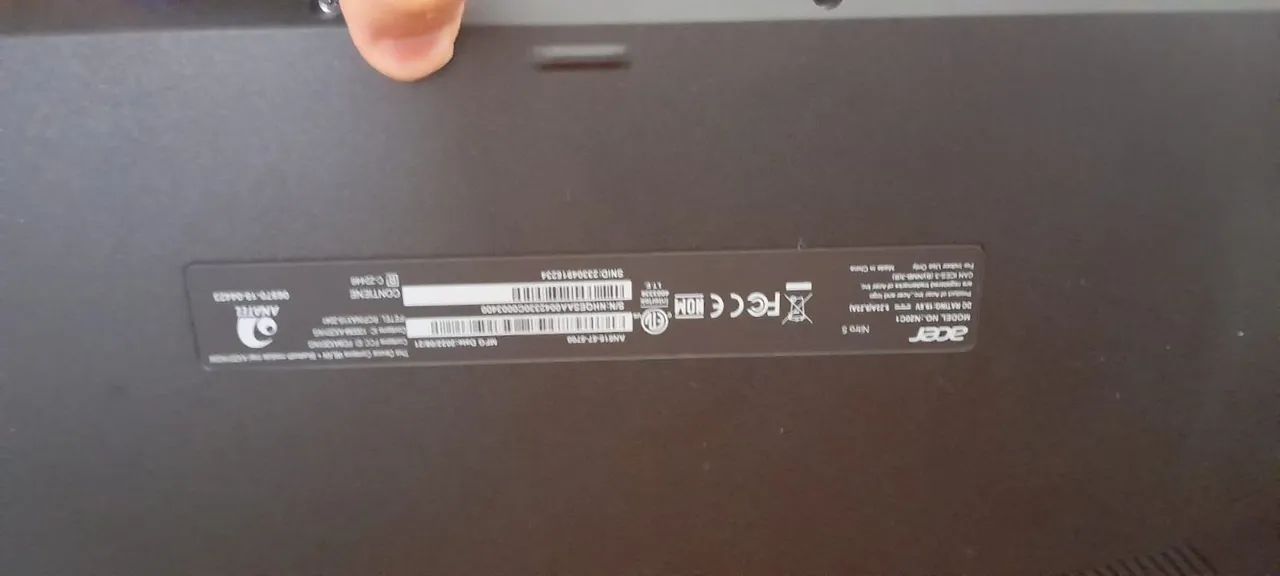 Notbook acer nitro 5 i5 11g rtx3050 4gb - Foto 3