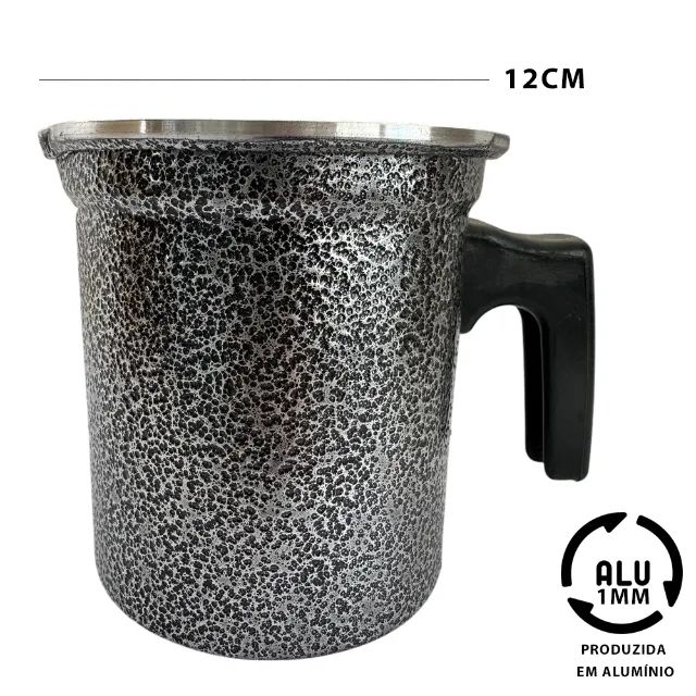 Conjunto de jogo de Panelas 5 peças Alumínio Resistente - Preto - Foto 5