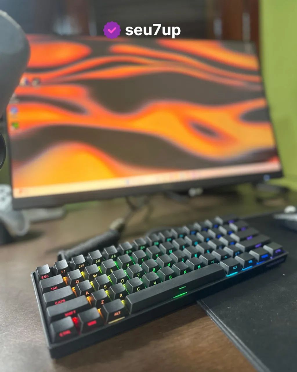 Teclado gamer magnético Monsgeek FUN60