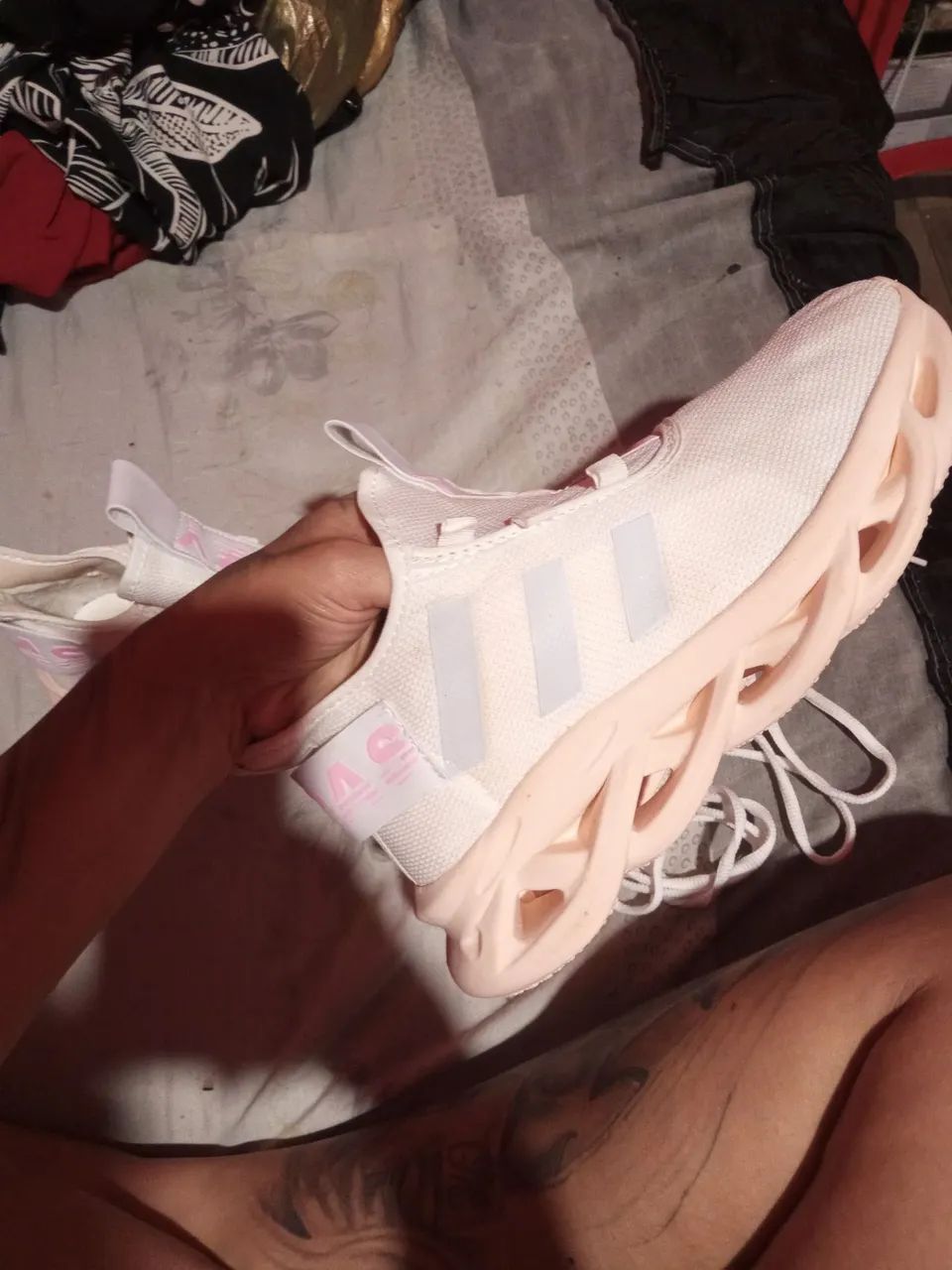 Tênis Adidas Rosa Feminino - Foto 5