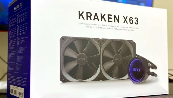 Water Cooler NZXT Kraken X63 - Branco - 280mm - Peças de Hardware