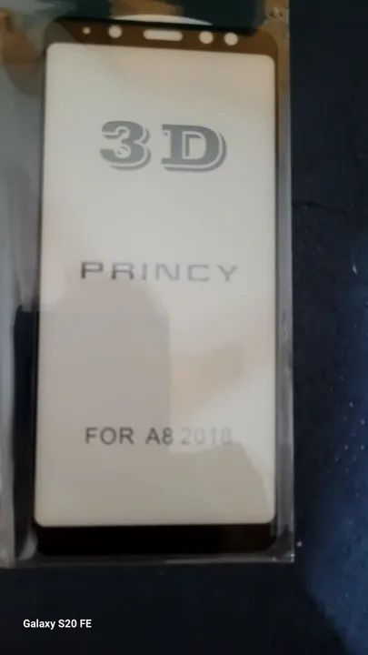 Película de Vidro Temperado 3D para Samsung A8 2018