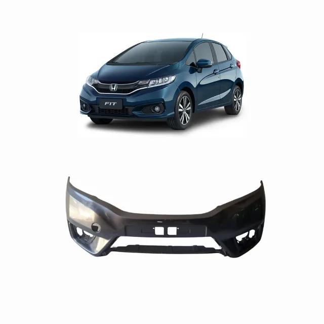 Parachoque Dianteiro Honda Fit 2018 A 2021 Original 26447 Cinza
