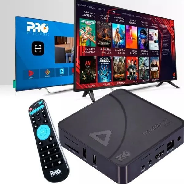 Smart Teve Boxe Android 4K - c/sistema