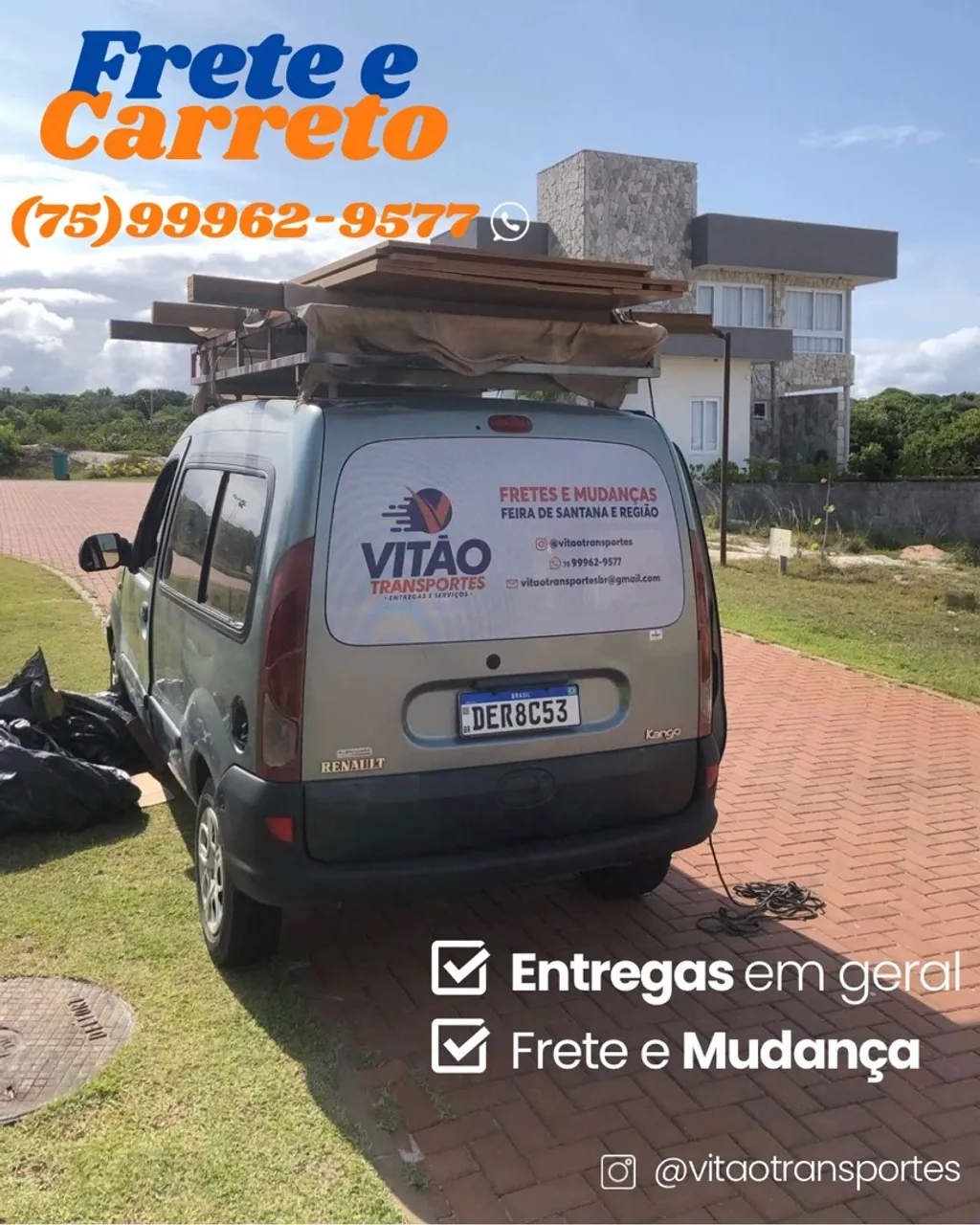 FRETE E CARRETO EM TODA FEIRA DE SANTANA