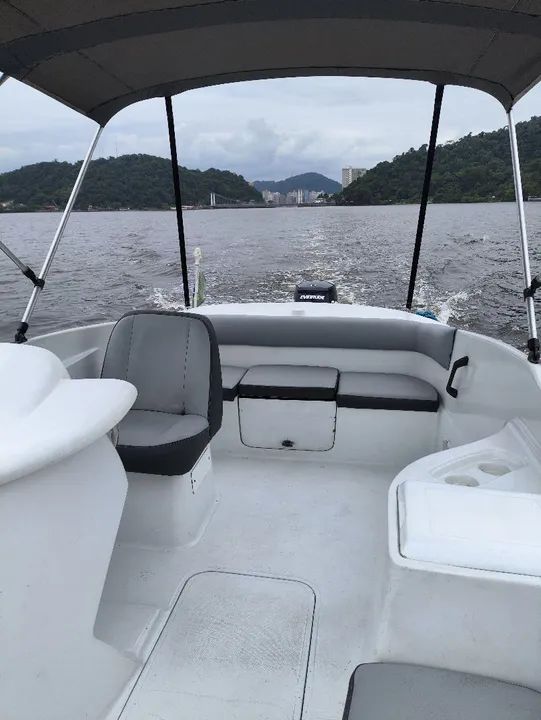 LANCHA ANGRA 16 PÉS + E-TEC 90HP 2014 # P/ 6 PESSOAS  - Foto 7