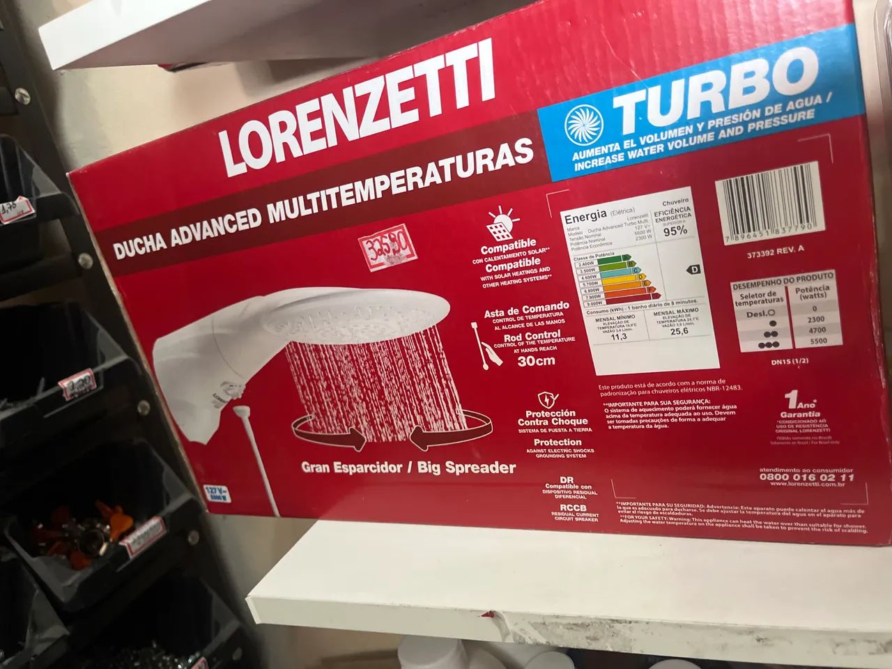 Chuveiro advanced turbo