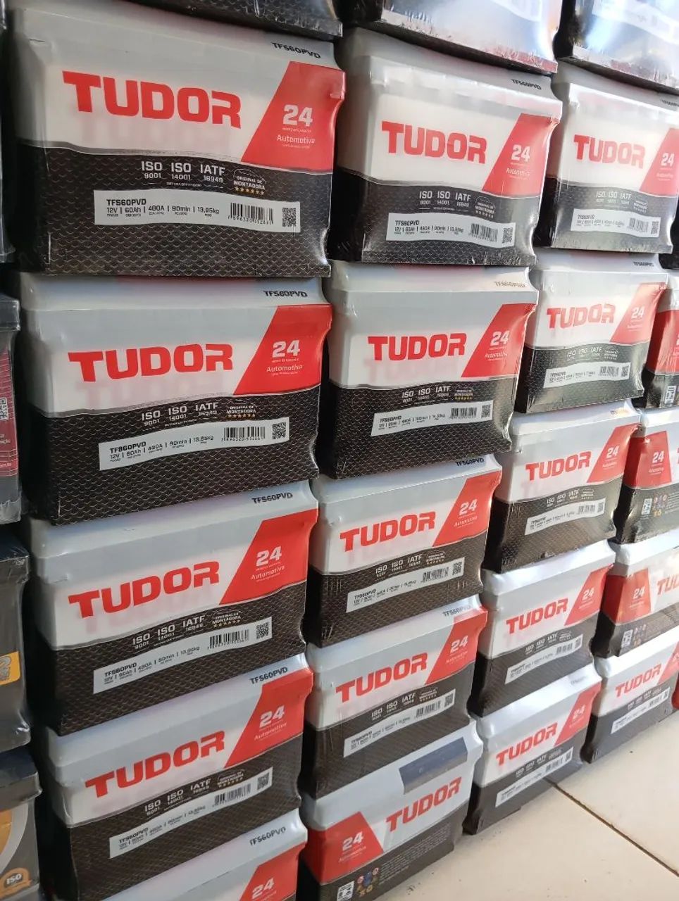 Bateria Tudor 24 - 60Ah - 490A - 190min