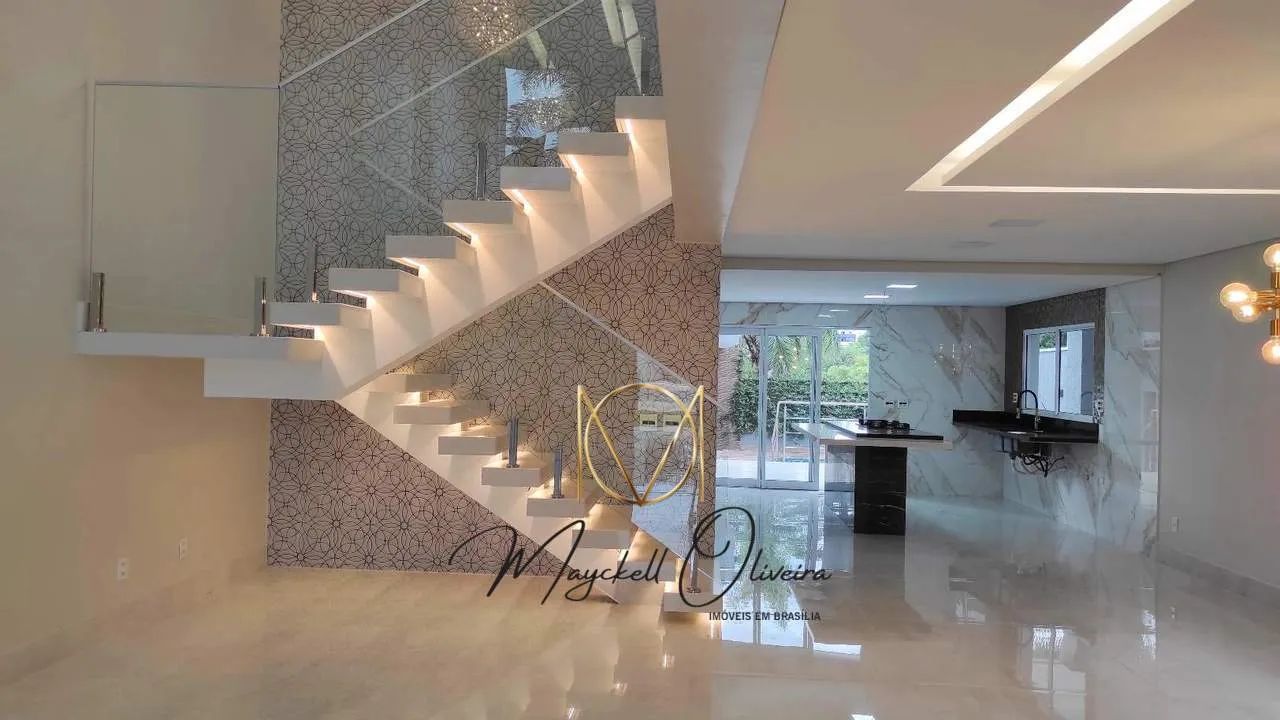 Vicente Pires Casa 4 suites, lazer, regularizada escritura, otimo local, alto padrão - Foto 3